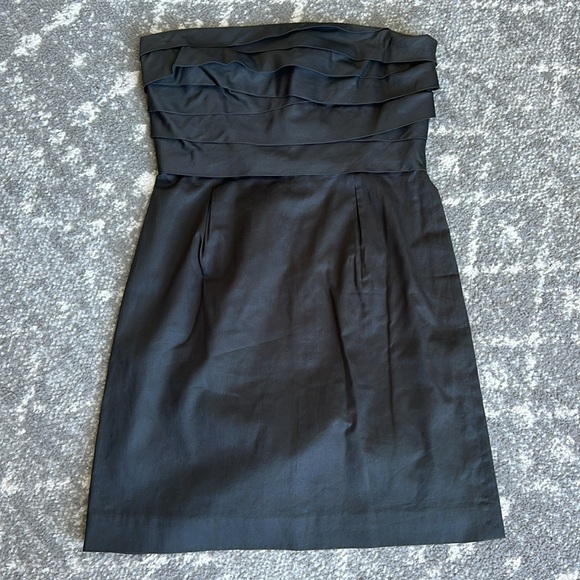 J Crew Black Strapless Little black Dress - Picture 11 of 13